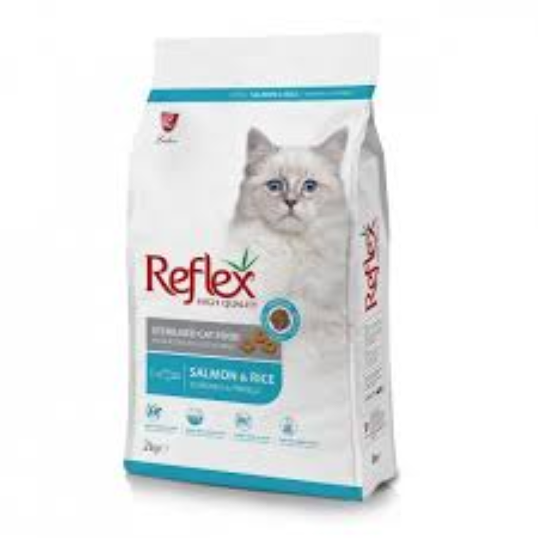 REFLEX ADULT CAT FOOD SALMON N RICE 2KG